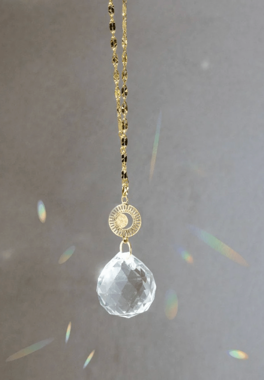 Pocket Suncatcher - Radiating Moon - Lizzy G's Fine Gifts