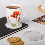 Poppies Mug/Lid - Lizzy G's Fine Gifts