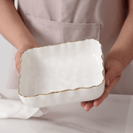 Porcelain Cocktail Napkin Dish - Lizzy G's Fine Gifts