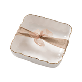 Porcelain Cocktail Napkin Dish - Lizzy G's Fine Gifts