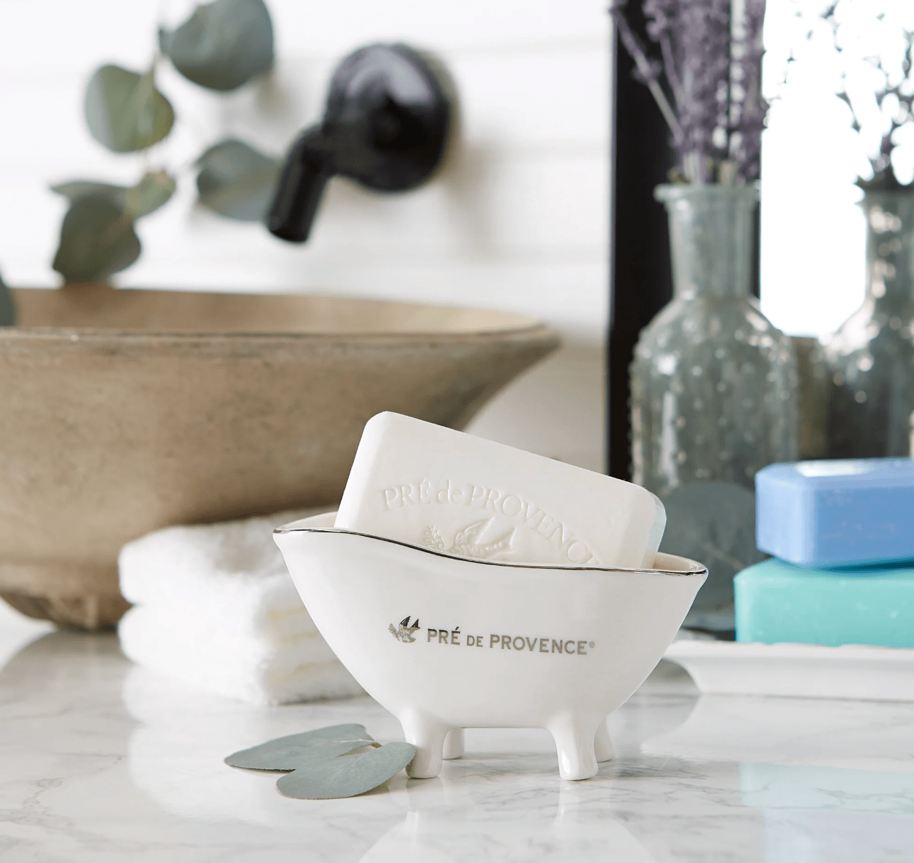 Pre De Provence - Le Bain Soap Dish - Lizzy G's Fine Gifts