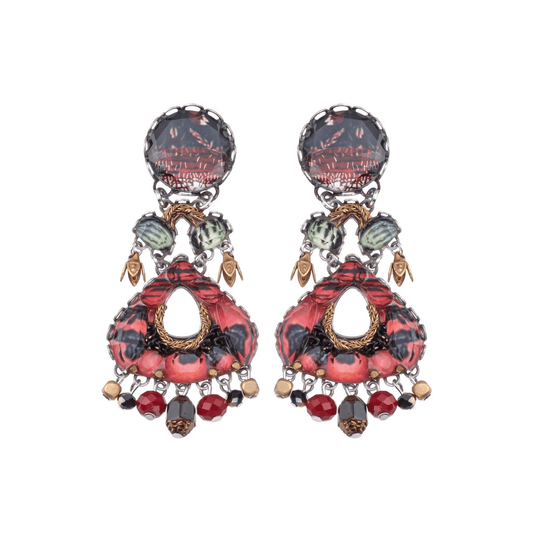 Prema Oriental Hues Earrings 2130 - Lizzy G's Fine Gifts