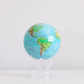 Blue Relief Map Solar Powered Spinning Globe