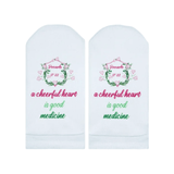 Proverbs 17:22 No - Show Socks - Lizzy G's Fine Gifts