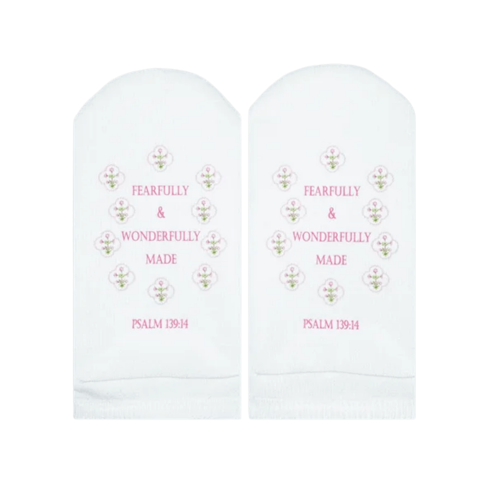 Psalm 139:14 No - Show Socks - Lizzy G's Fine Gifts