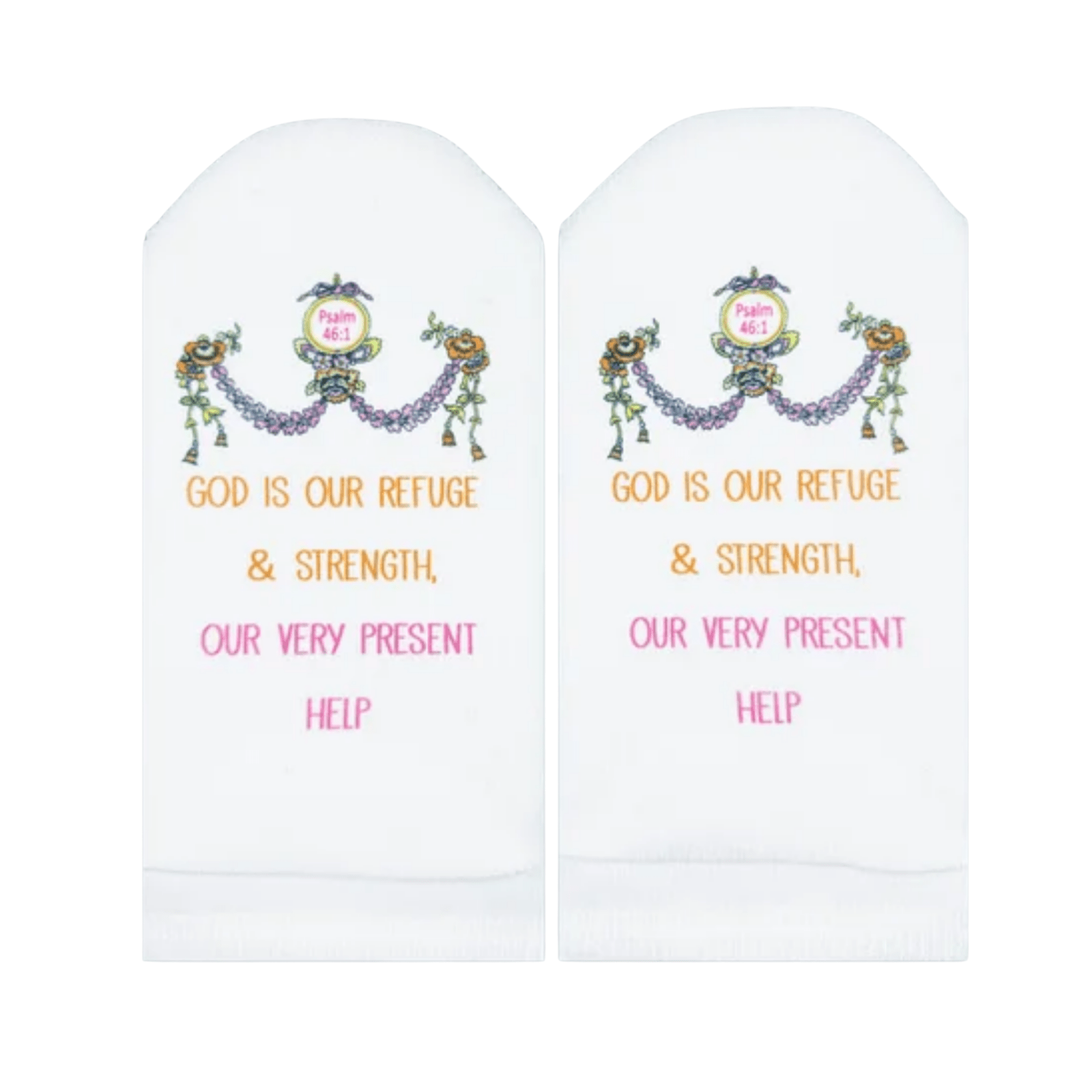 Psalm 46:1 No - Show Socks - Lizzy G's Fine Gifts