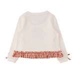 Pumpkin Bow Ruffle Sweatshirt - Lizzy G's Fine Gifts