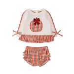 Pumpkin Bow Sweatshirt & Bloomers - Lizzy G's Fine Gifts