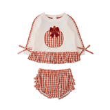 Pumpkin Bow Sweatshirt & Bloomers - Lizzy G's Fine Gifts