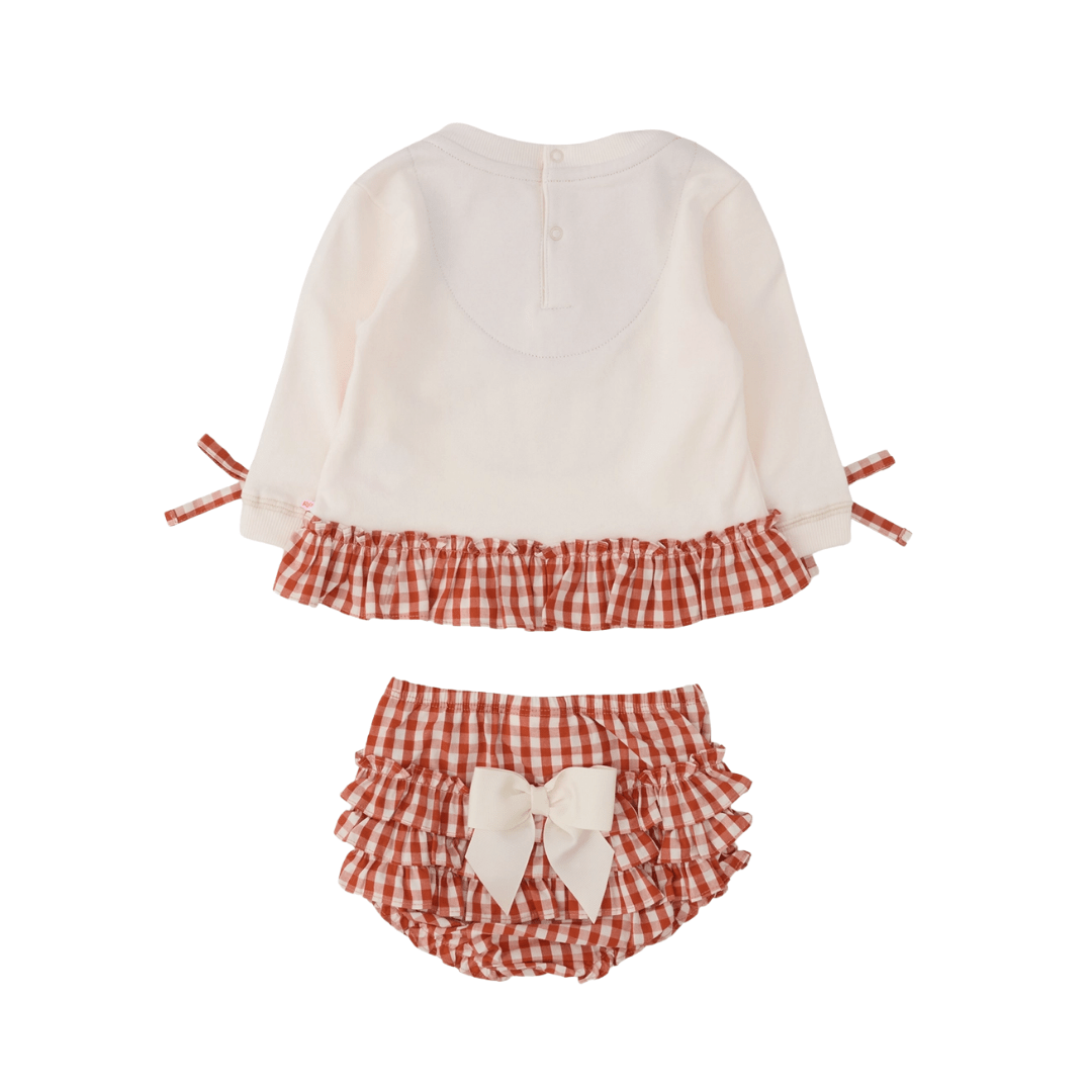 Pumpkin Bow Sweatshirt & Bloomers - Lizzy G's Fine Gifts