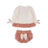 Pumpkin Bow Sweatshirt & Bloomers - Lizzy G's Fine Gifts