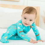 Puppy Playtime Footed PJs - Lizzy G's Fine Gifts