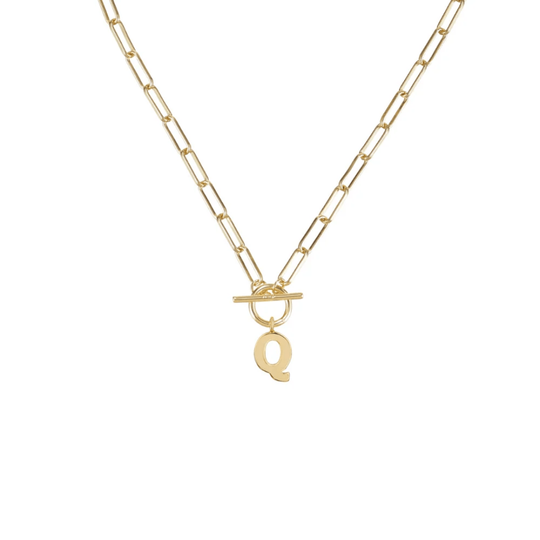 Q Toggle Necklace - Lizzy G's Fine Gifts