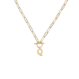 Q Toggle Necklace - Lizzy G's Fine Gifts