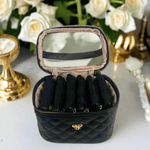 Quilted Getaway Travel Jewelry Case - Lizzy G's Fine Gifts