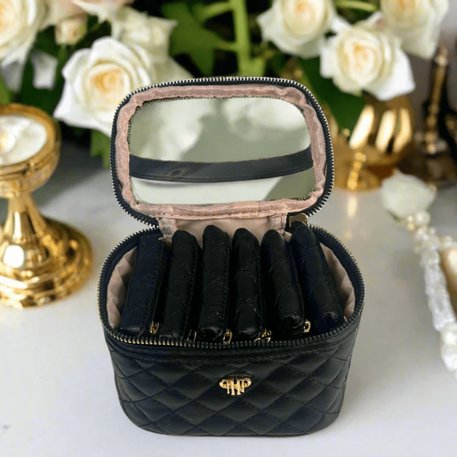Quilted Getaway Travel Jewelry Case - Lizzy G's Fine Gifts