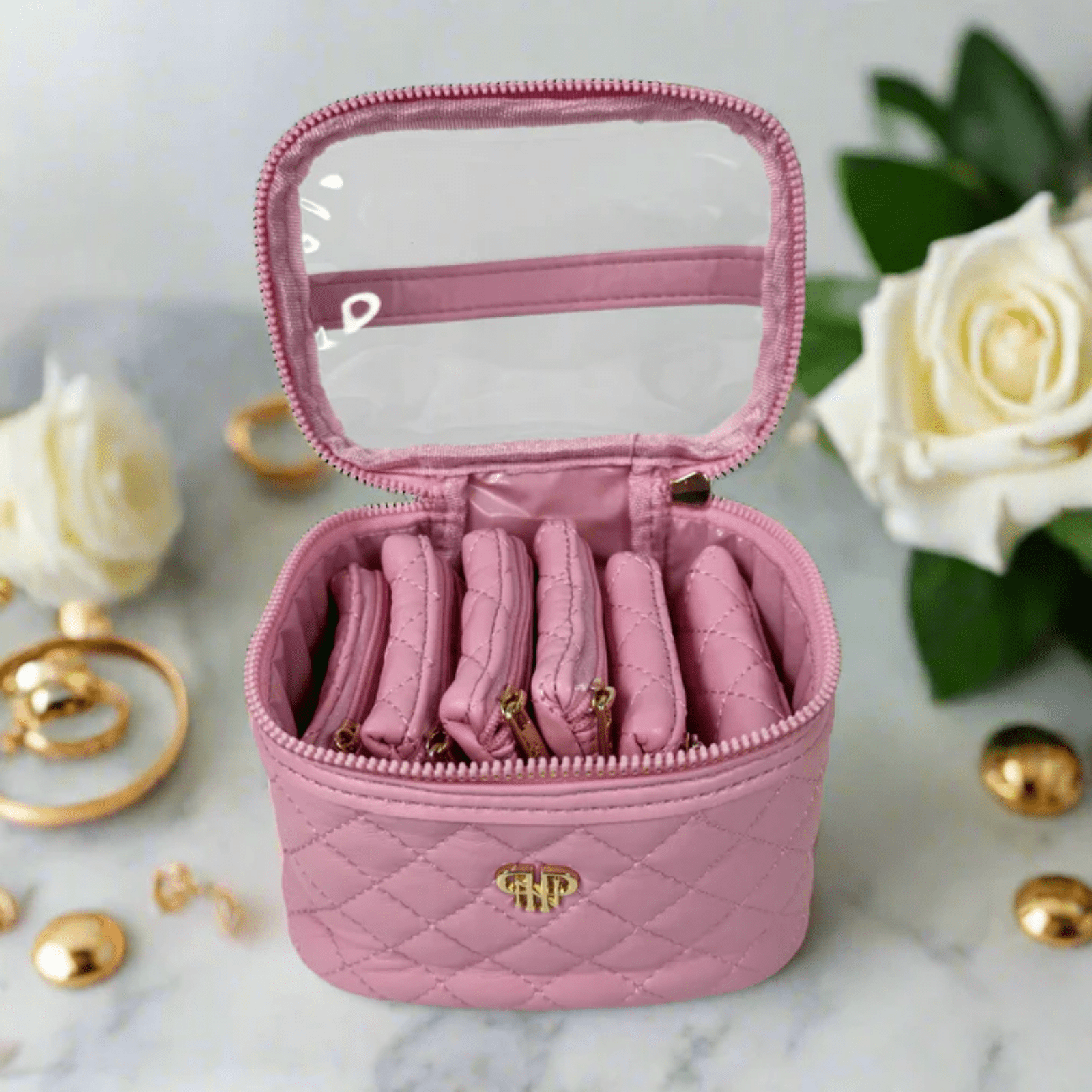 Quilted Getaway Travel Jewelry Case - Lizzy G's Fine Gifts