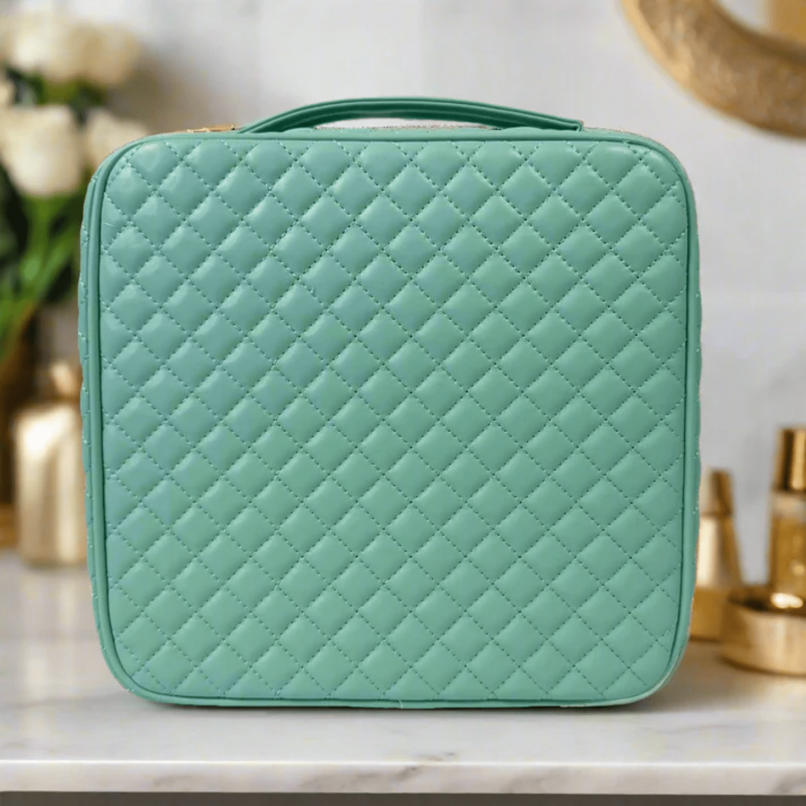 Quilted Mini Diva Makeup Case - Lizzy G's Fine Gifts