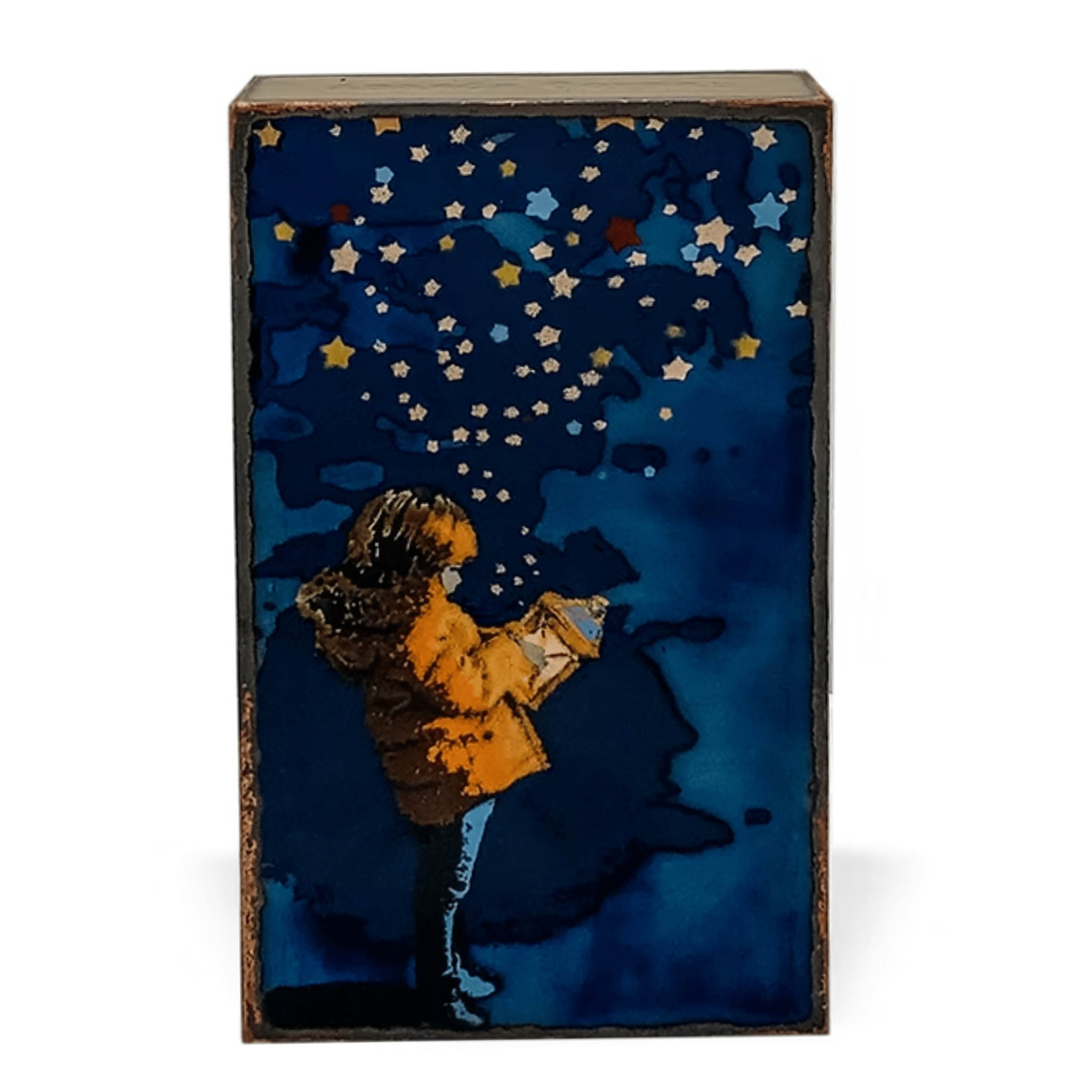Radiate - 271 - Copper Art Block - Lizzy G's Fine Gifts