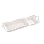 Rectangle Melamine Chip & Dip Server - Lizzy G's Fine Gifts