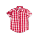 Red Gingham Button Down Shirt - Lizzy G's Fine Gifts
