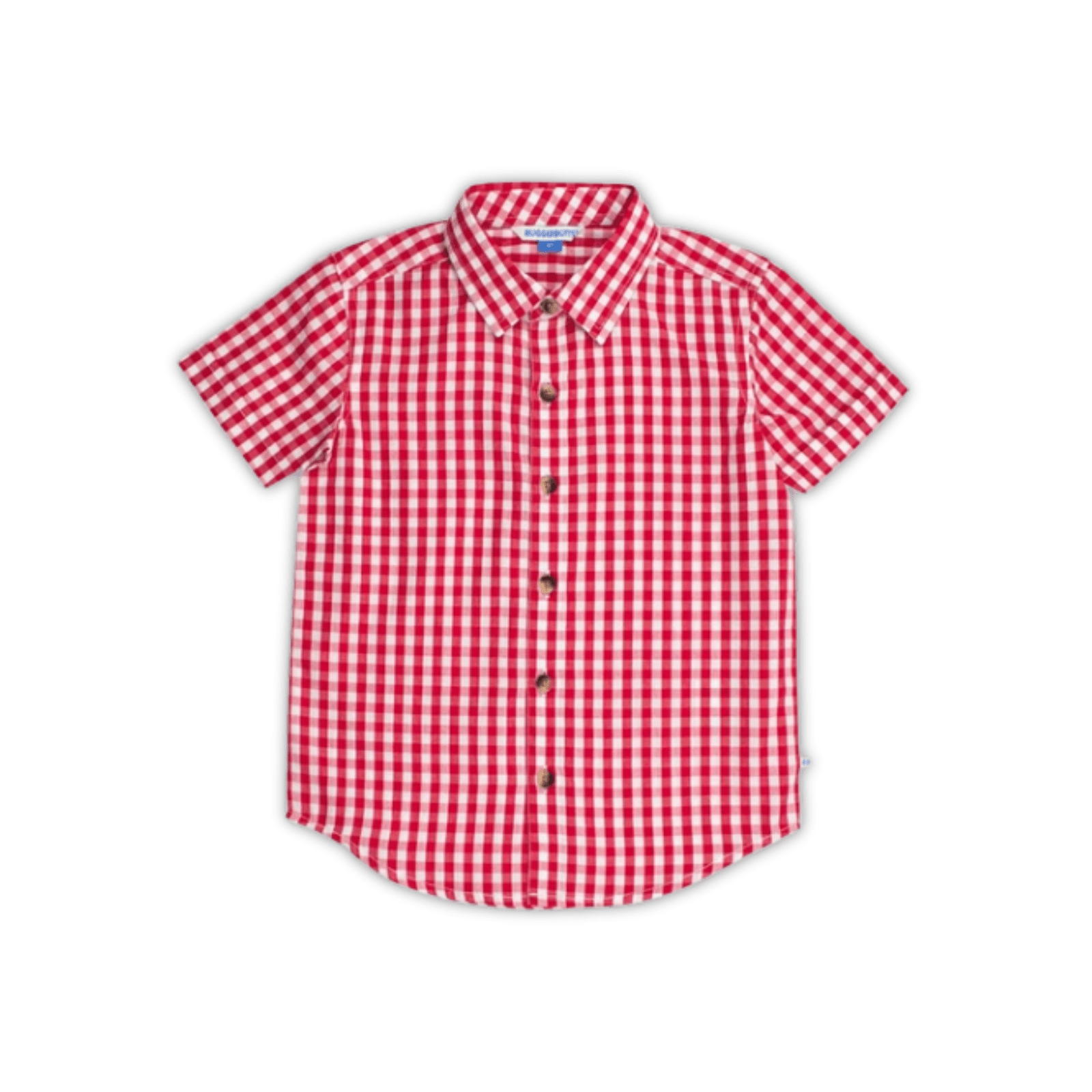 Red Gingham Button Down Shirt - Lizzy G's Fine Gifts