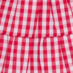 Red Gingham Short Sleeve Skirted Romper - Lizzy G's Fine Gifts