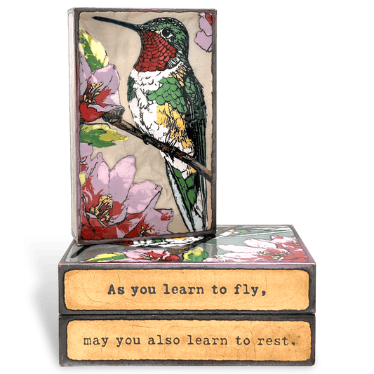 Repose - 291 - Copper Art Block - Lizzy G's Fine Gifts