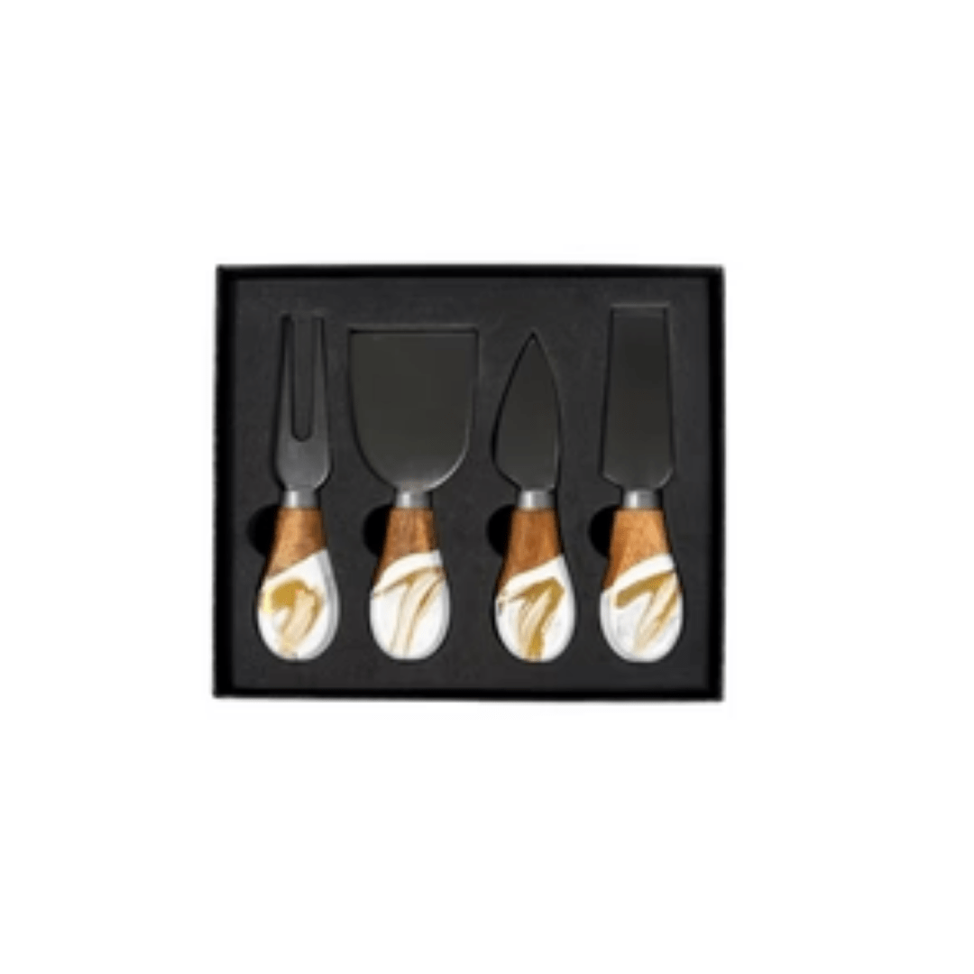 Resin Coated Cheese Knife Set - Lizzy G's Fine Gifts