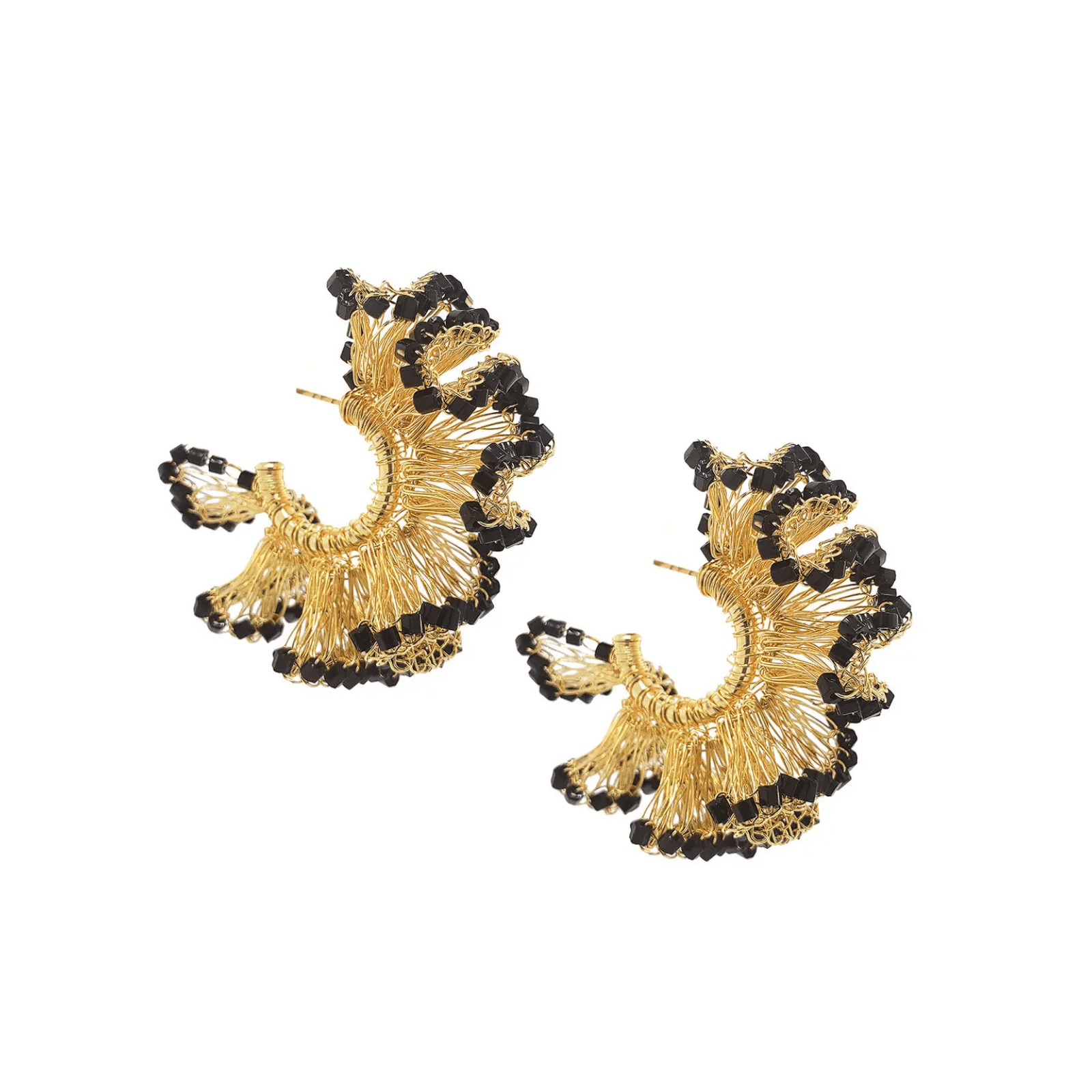 Rio Hoop Crochet Earrings - Lizzy G's Fine Gifts