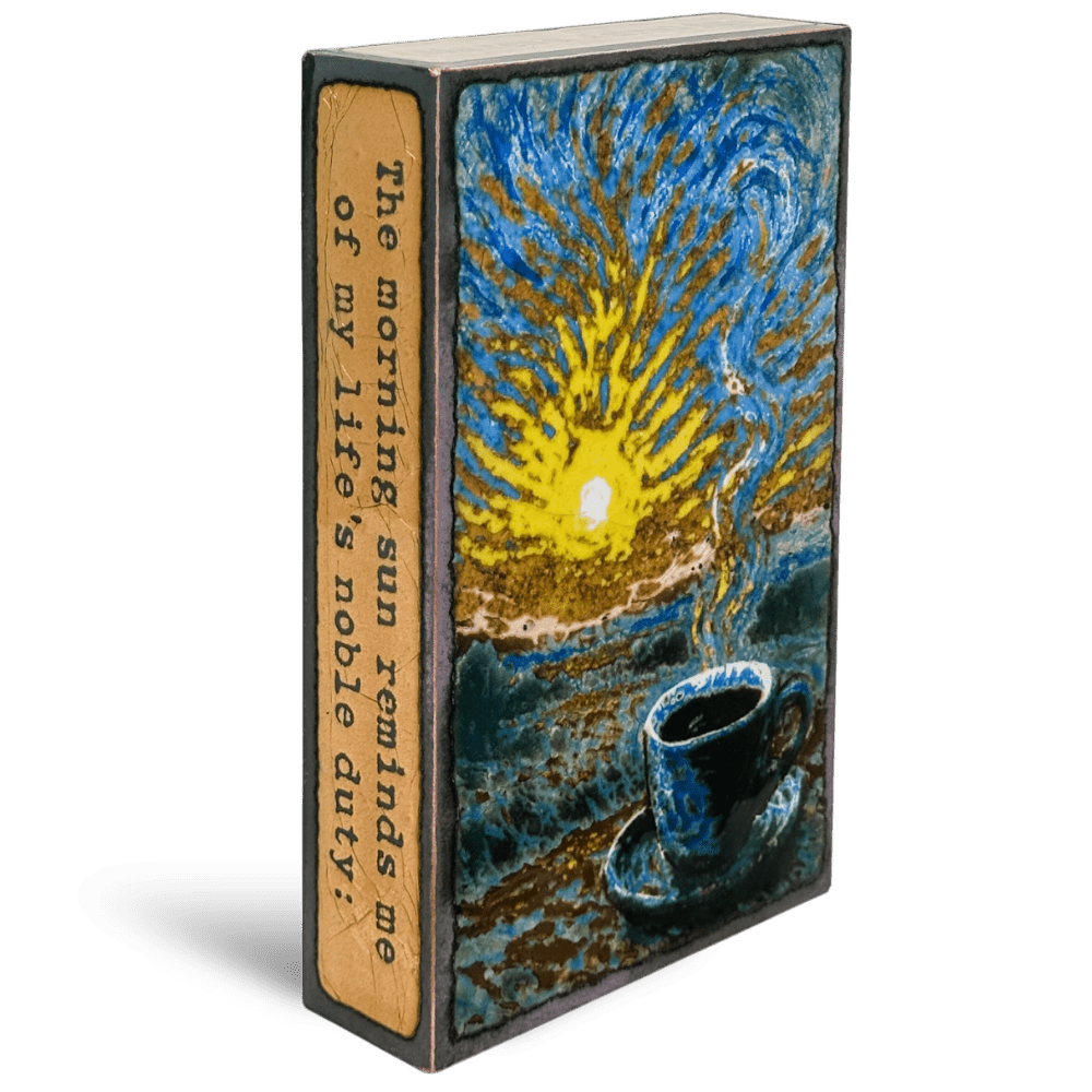 Rise - 303 - Copper Art Block - Lizzy G's Fine Gifts