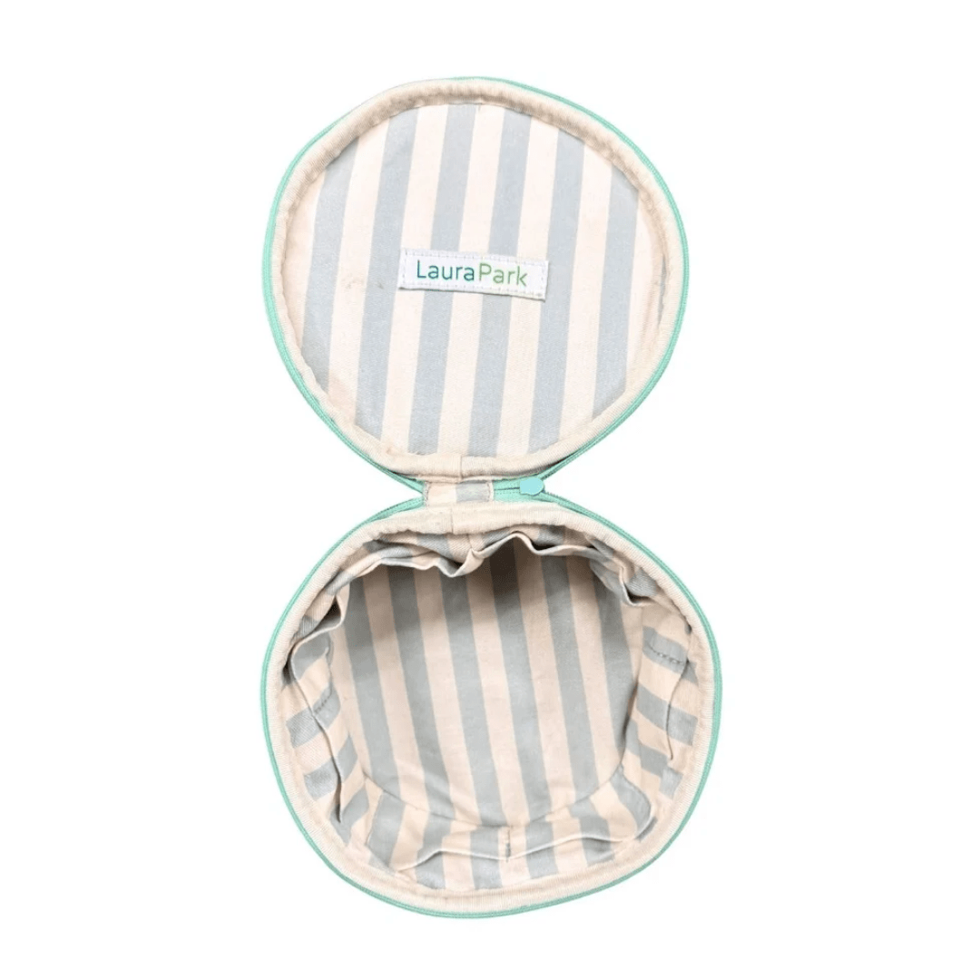 Round Jewelry Case - Brooks Avenue - Lizzy G's Fine Gifts