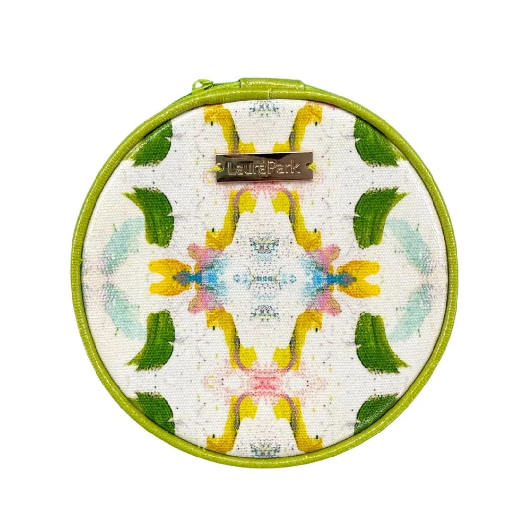 Round Jewelry Case - Dogwood - Lizzy G's Fine Gifts
