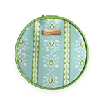 Round Jewelry Case - Rosemary Stripe - Lizzy G's Fine Gifts