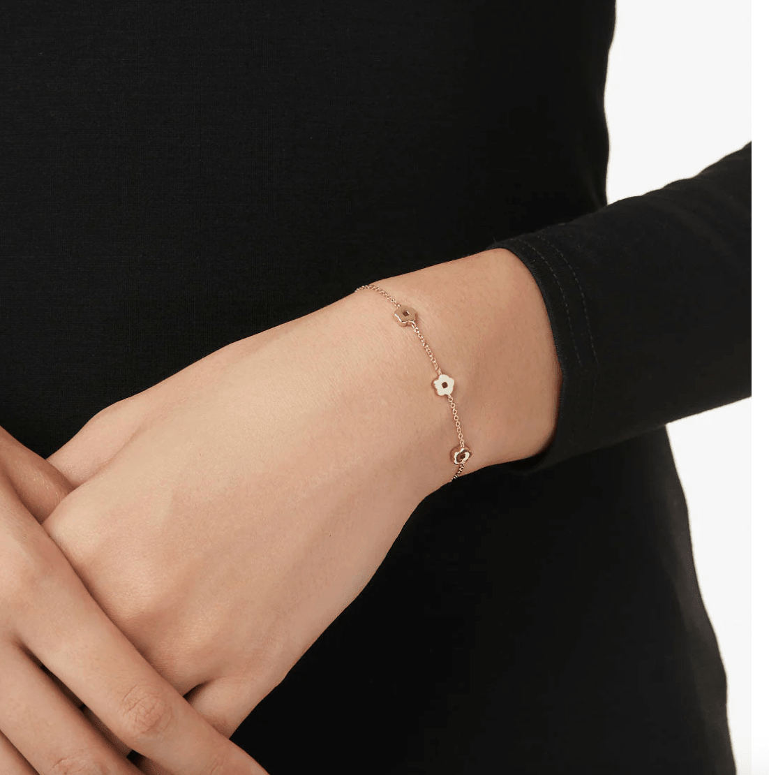 Rowena Flower Bracelet - Lizzy G's Fine Gifts