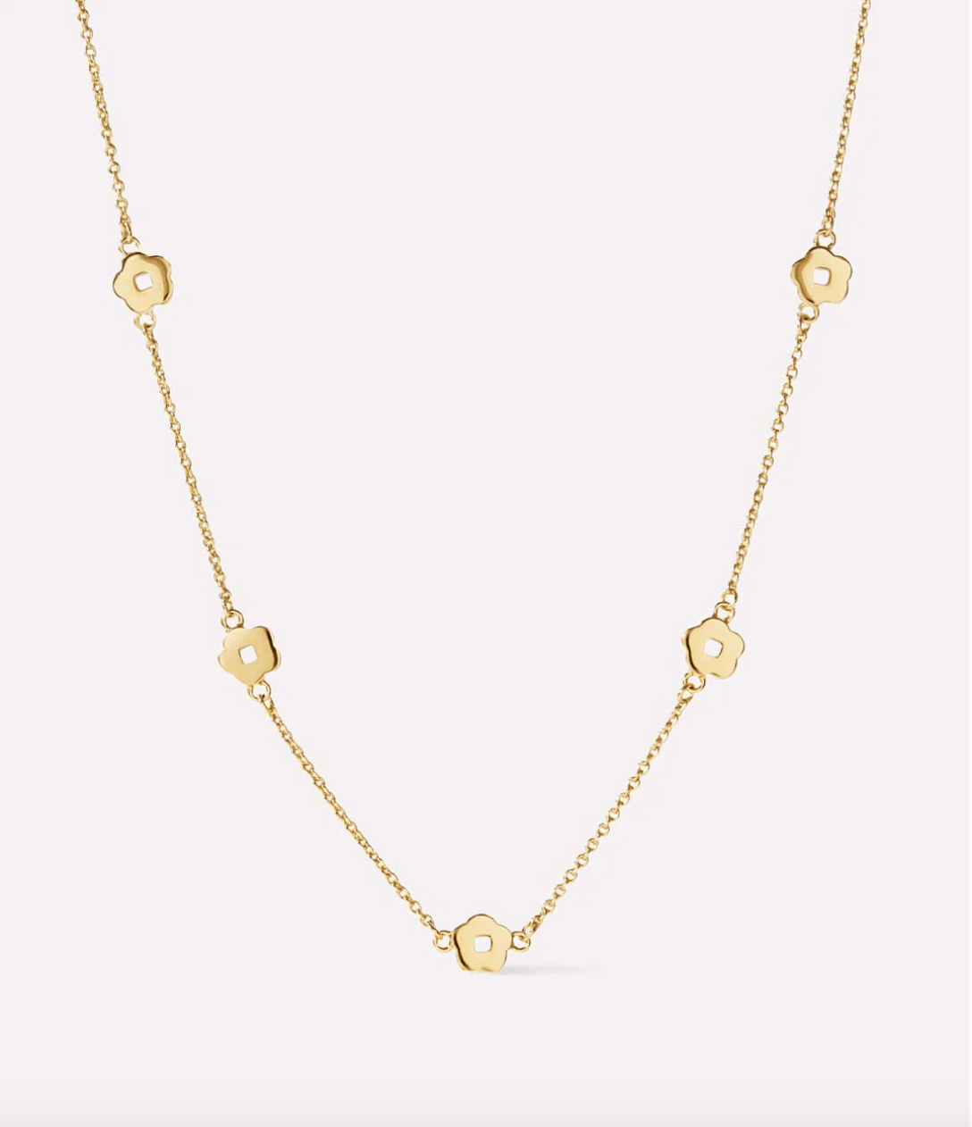 Rowena Flower Station Necklace - Lizzy G's Fine Gifts