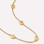 Rowena Flower Station Necklace - Lizzy G's Fine Gifts