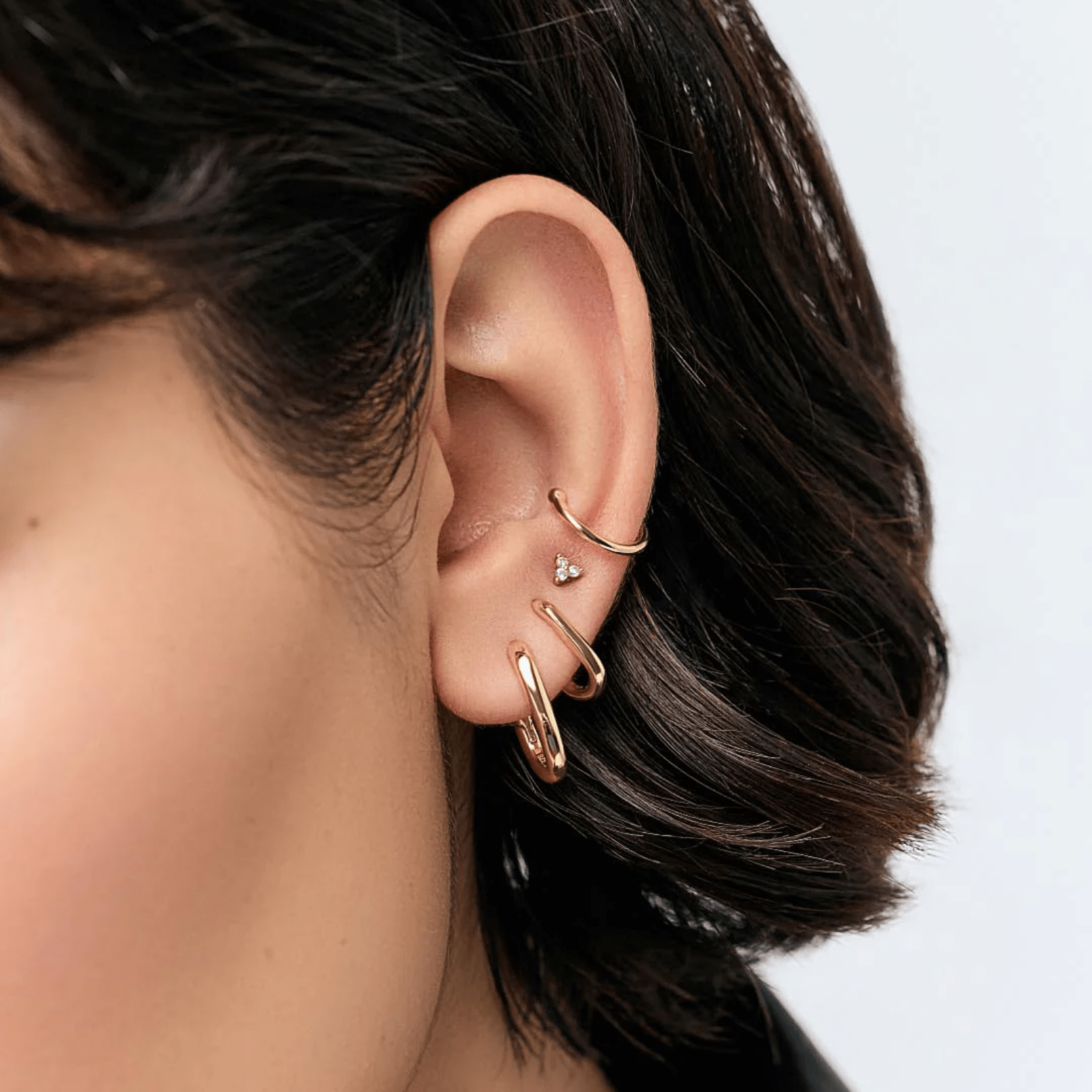 Rox Small Gold Hoop Earrings - Lizzy G's Fine Gifts