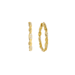 Sacred Vine Hoop Earrings - Lizzy G's Fine Gifts