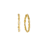 Sacred Vine Hoop Earrings - Lizzy G's Fine Gifts