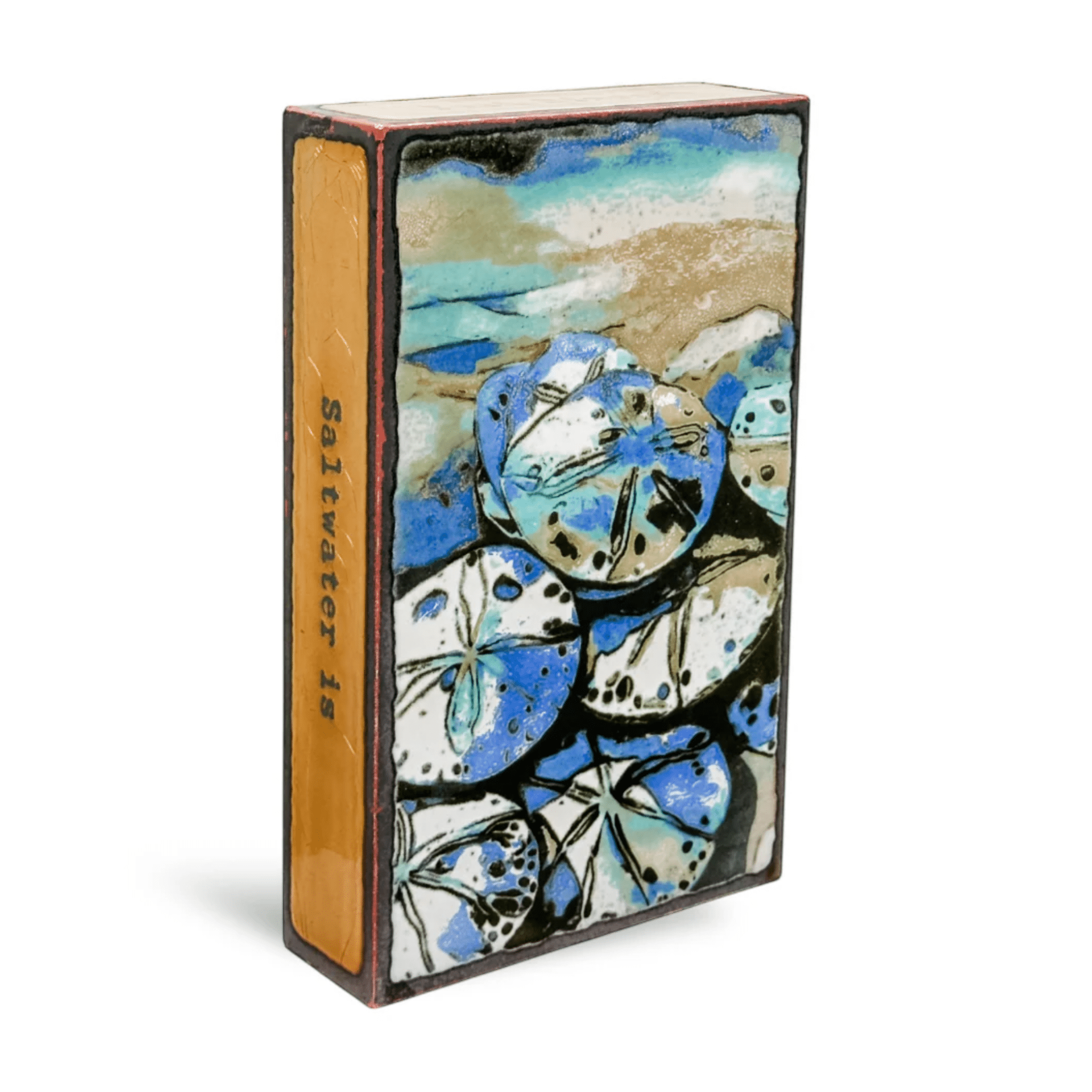 Saltwater Sanity - 299 - Copper Art Block - Lizzy G's Fine Gifts
