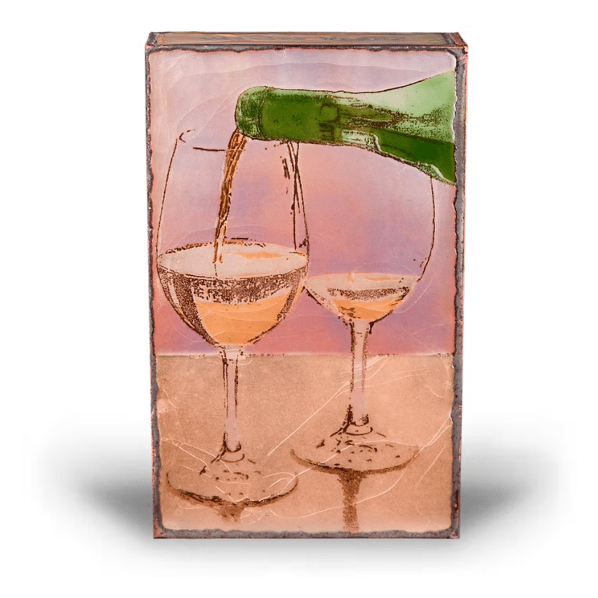 Sancerre - 215 - Copper Art Block - Lizzy G's Fine Gifts