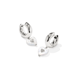 Sasha Heart Huggie Earrings - Lizzy G's Fine Gifts