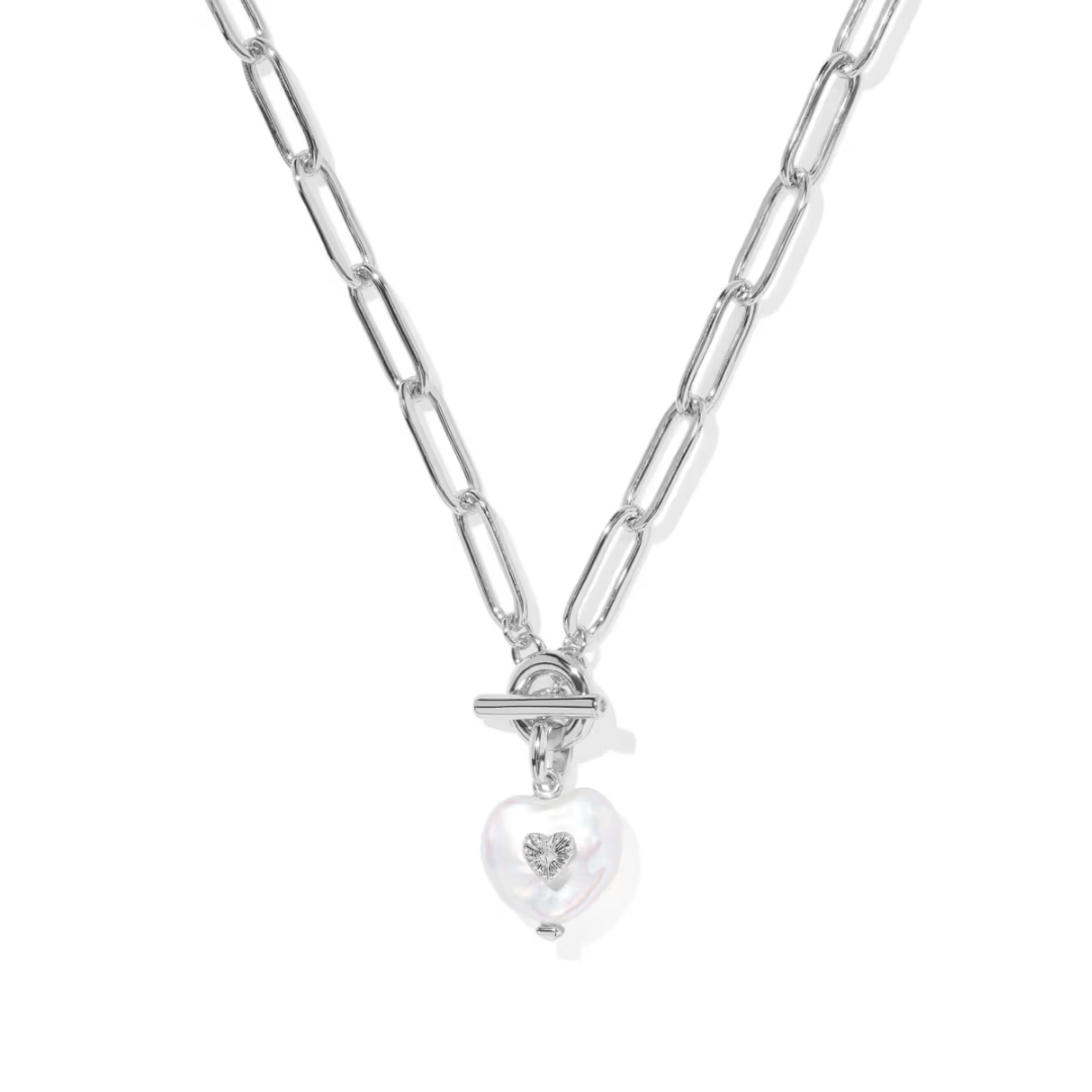 Sasha Heart Short Necklace - Lizzy G's Fine Gifts
