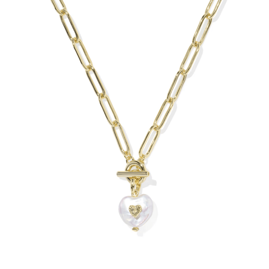 Sasha Heart Short Necklace - Lizzy G's Fine Gifts
