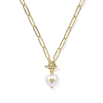Sasha Heart Short Necklace - Lizzy G's Fine Gifts