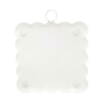 Scallop Waving Flag Metal Hanging Art - Lizzy G's Fine Gifts