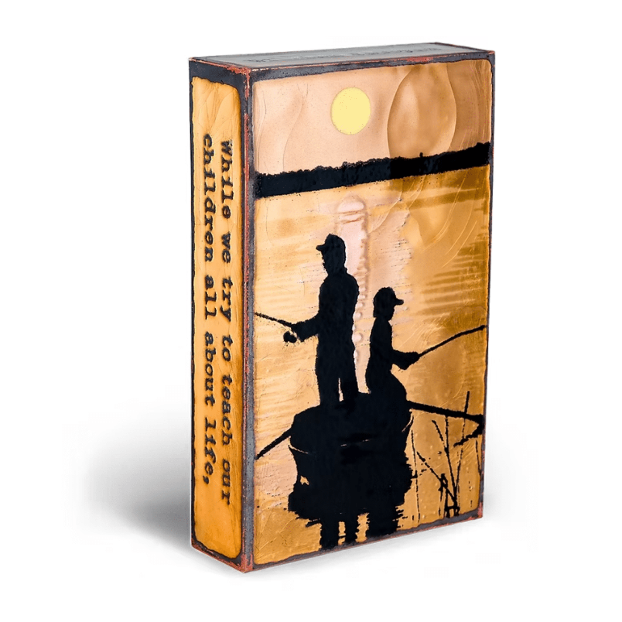 Schooling - 207 - Copper Art Block - Lizzy G's Fine Gifts