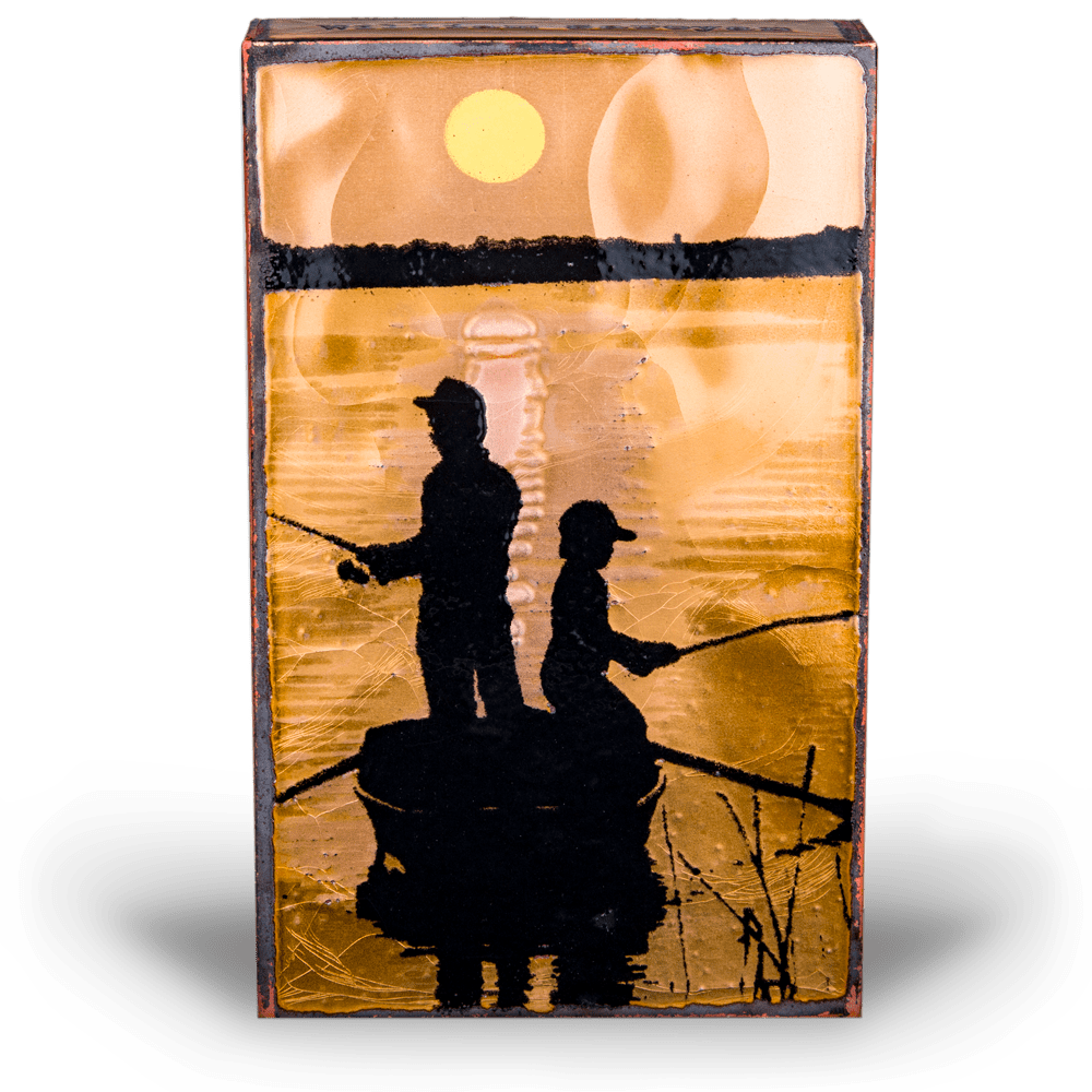 Schooling - 207 - Copper Art Block - Lizzy G's Fine Gifts