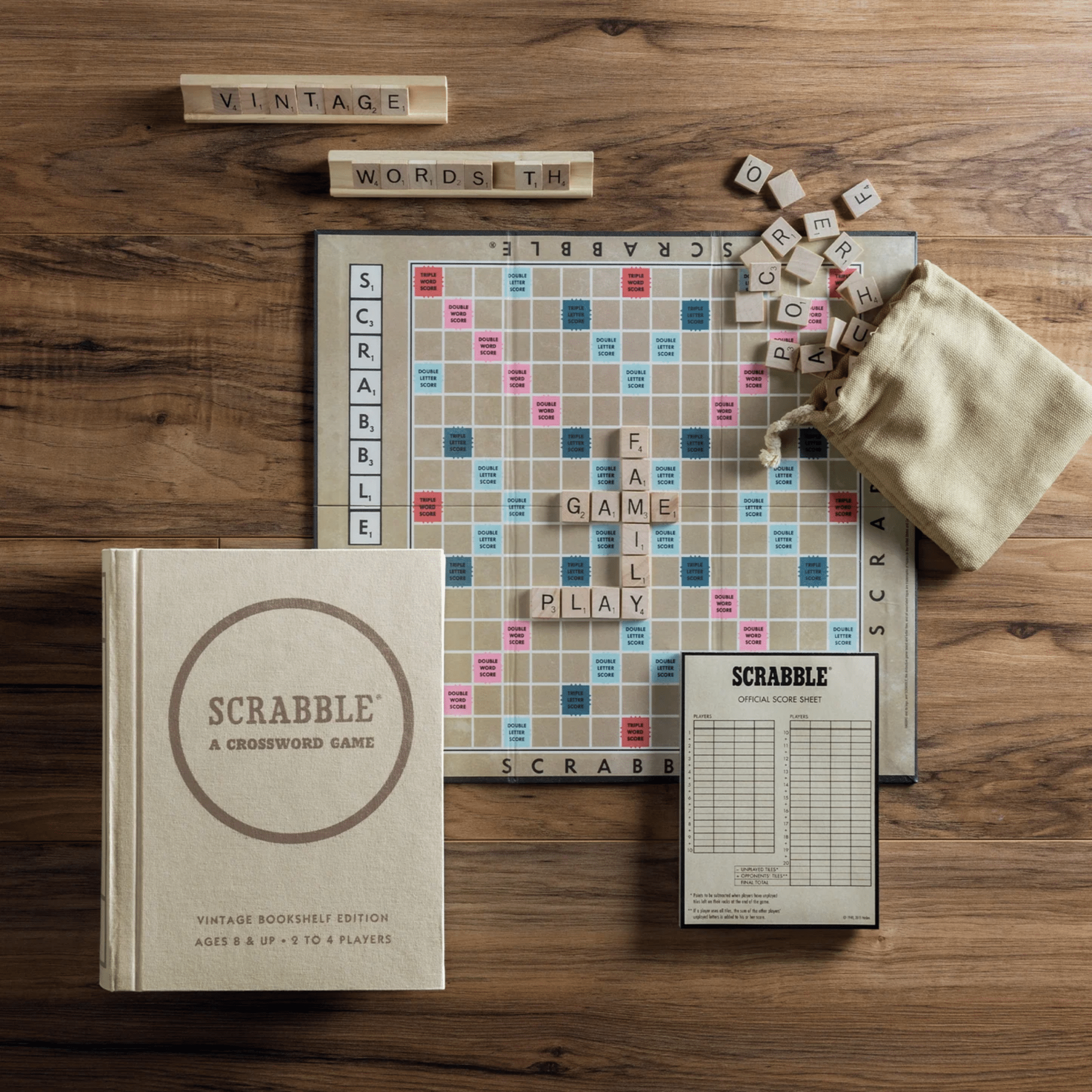 Scrabble Bookshelf Game - Lizzy G's Fine Gifts
